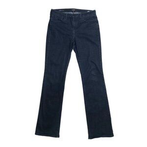 NYDJ Dark Denim Wash Barbara Bootcut Extra Long LiftXTuck Tech Jeans Women's 12